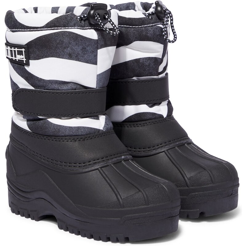 Molo Driven zebra-print snow boots