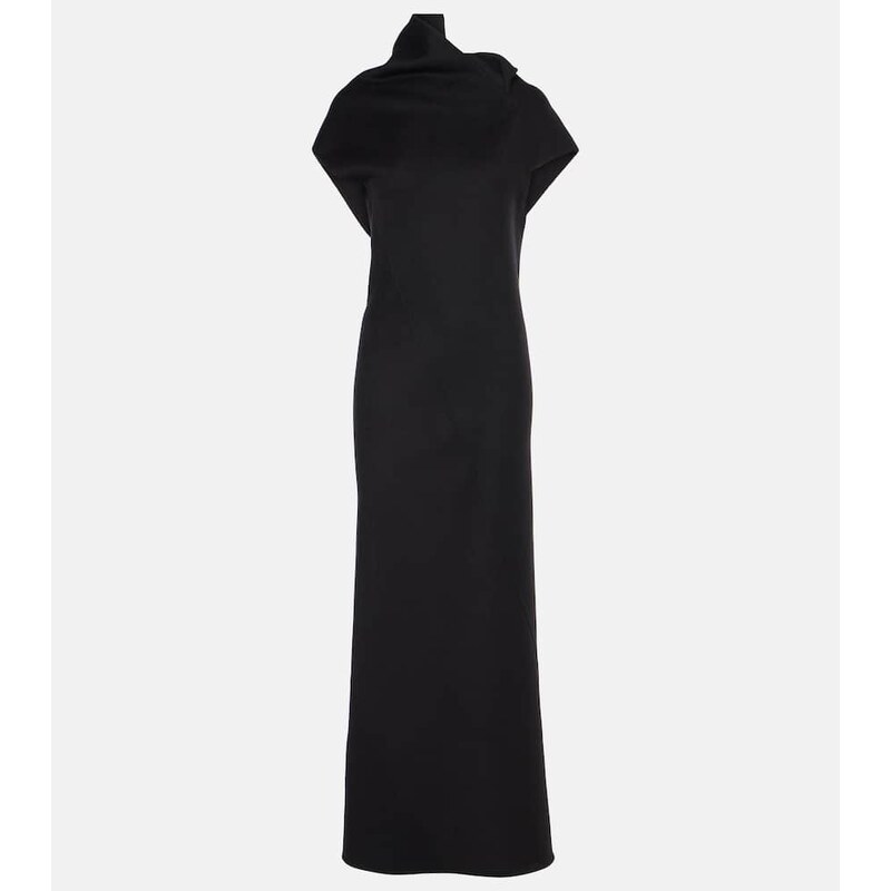 The Row Kamil paneled cashmere gown