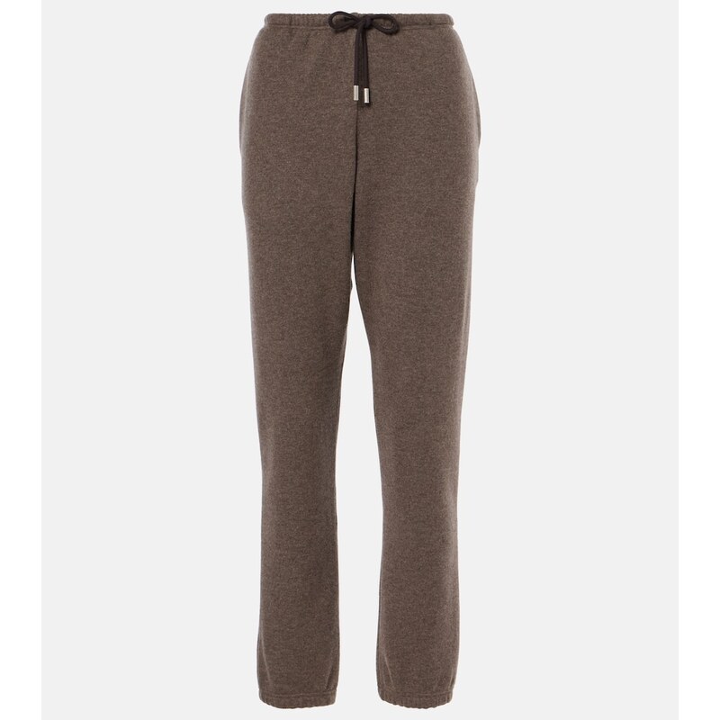 The Row Teo cashmere and cotton sweatpants