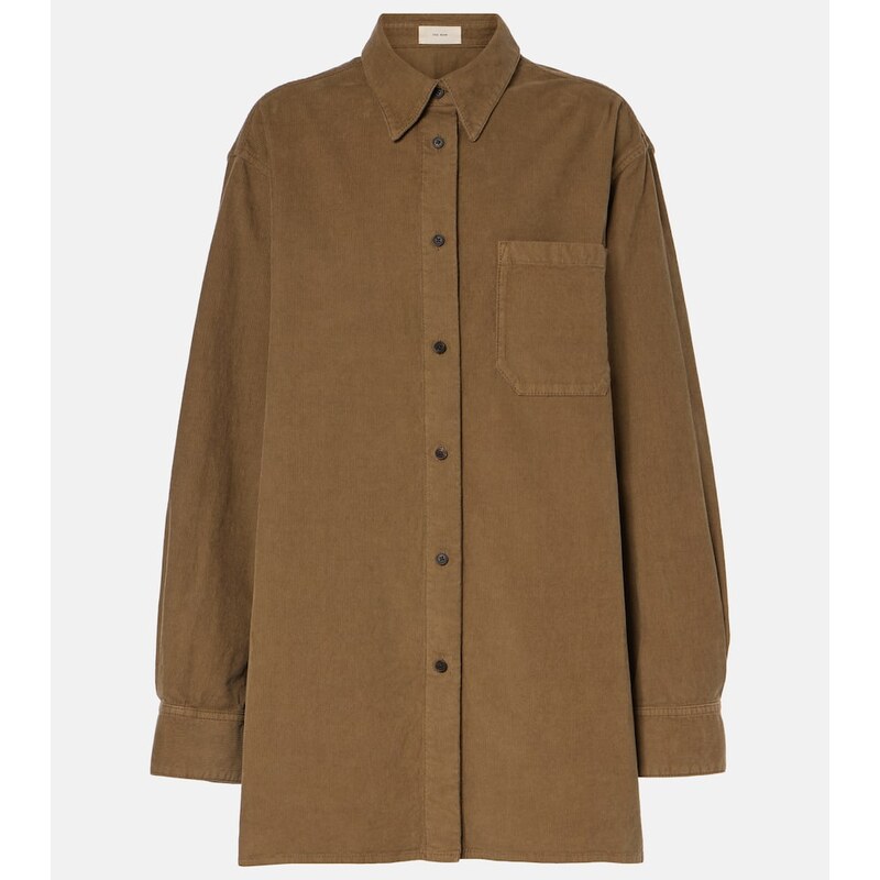 The Row Idro cotton corduroy shirt