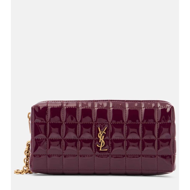 Saint Laurent Cassandre matelassÃ faux leather pouch