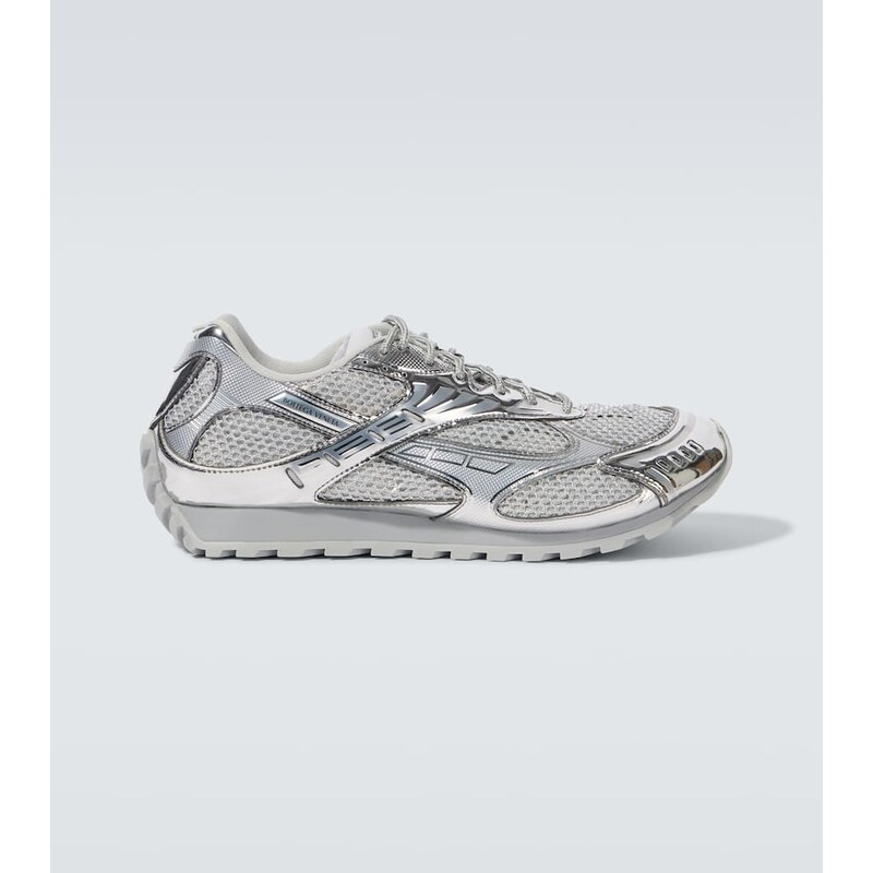 Bottega Veneta Orbit metallic-effect sneakers