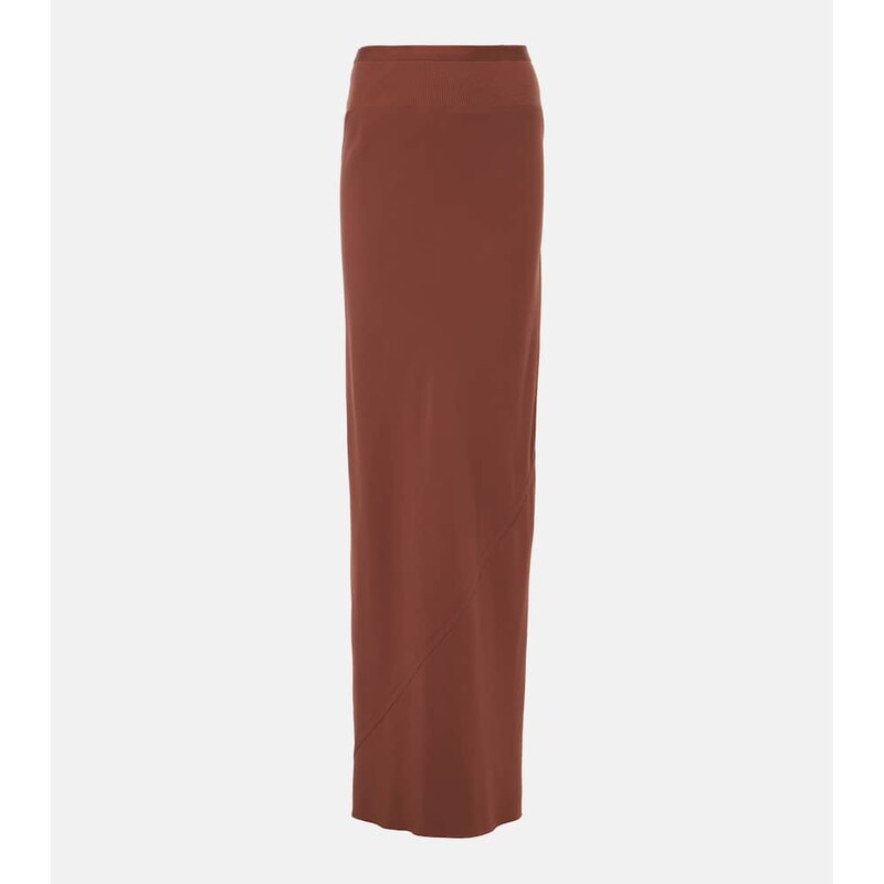 Rick Owens Knitted maxi skirt