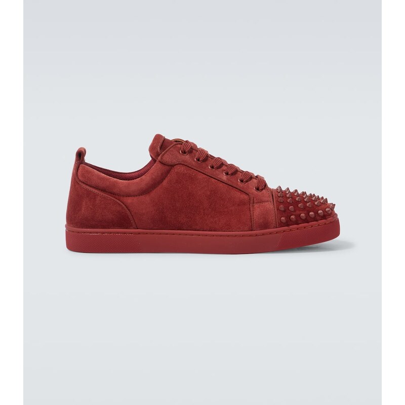 Christian Louboutin Louis Junior Spikes suede sneakers