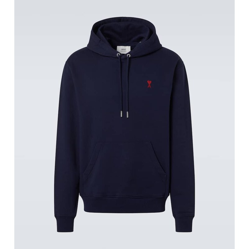 Ami Paris Ami De CÅur cotton fleece hoodie