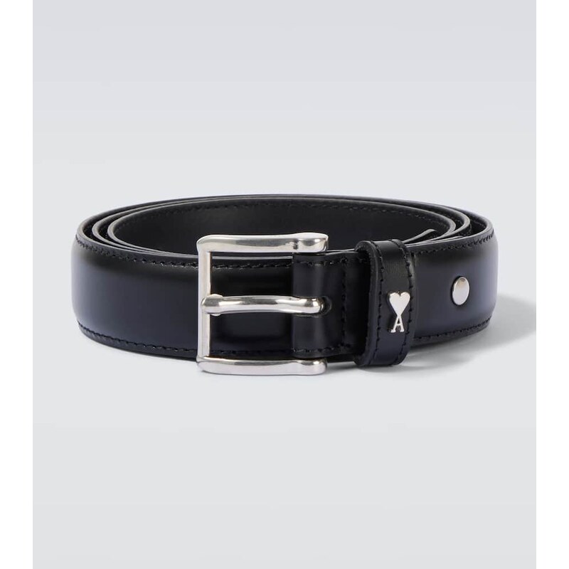 Ami Paris Paris Paris leather belt