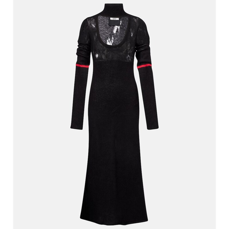 Didu Knit cutout turtleneck maxi dress