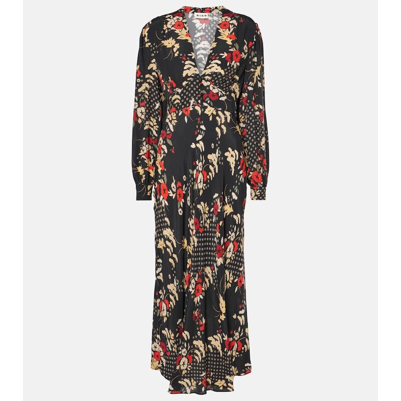 Rixo Trula floral maxi dress
