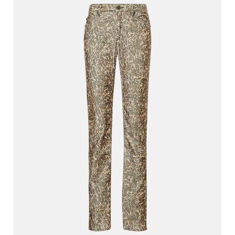 Isabel Marant Ferni cotton corduroy straight pants