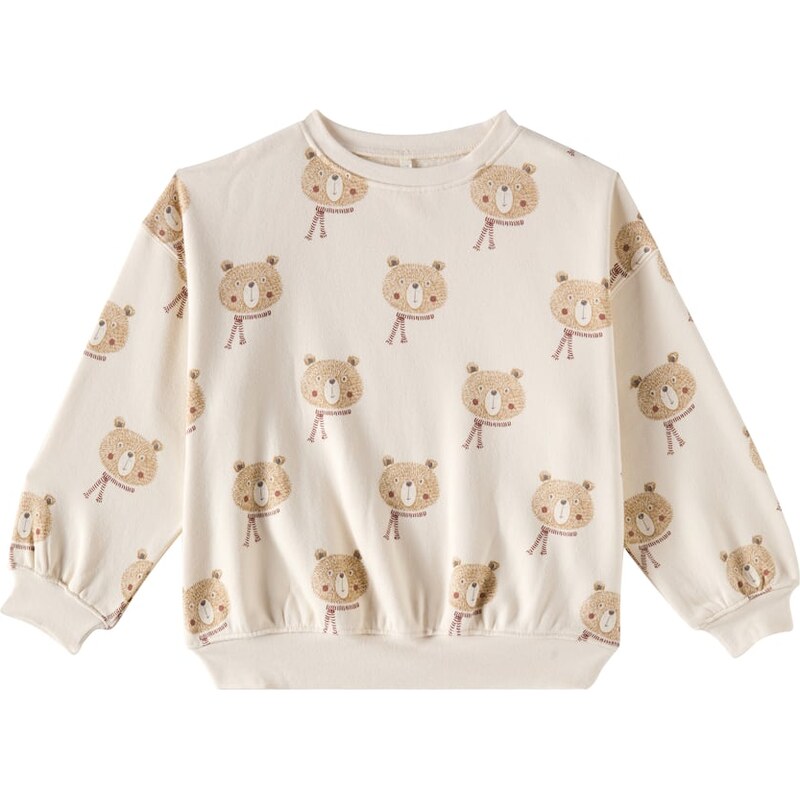 Rylee + Cru Bears cotton-blend sweatshirt