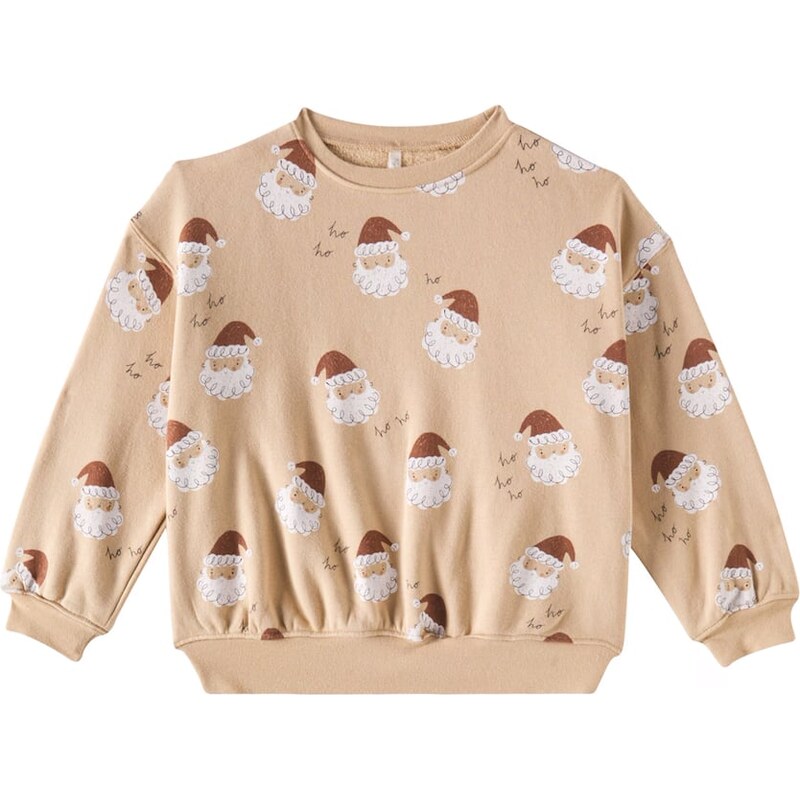Rylee + Cru Santa cotton-blend sweatshirt