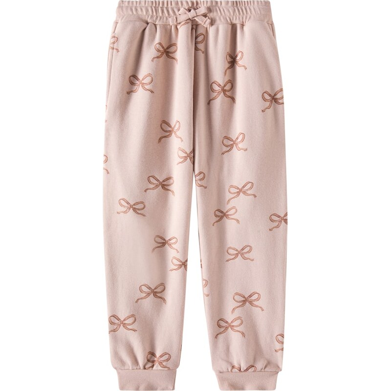 Rylee + Cru Bows cotton-blend sweatpants