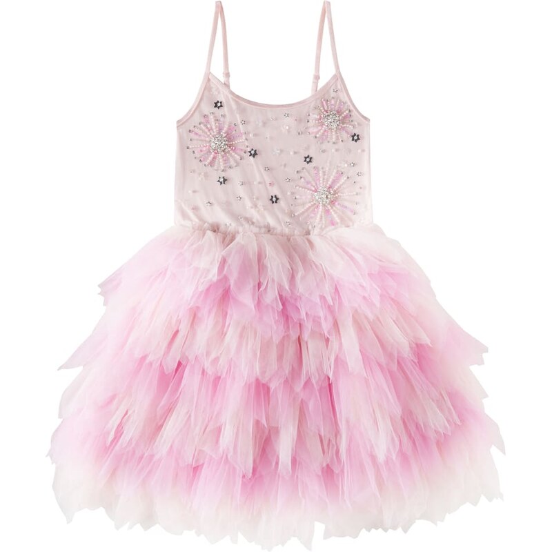 Tutu Du Monde Fireworks jersey and tulle dress