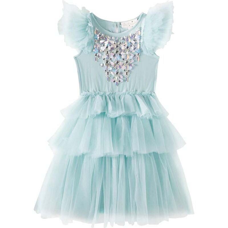 Tutu Du Monde Glittering Glaciers embellished tulle dress