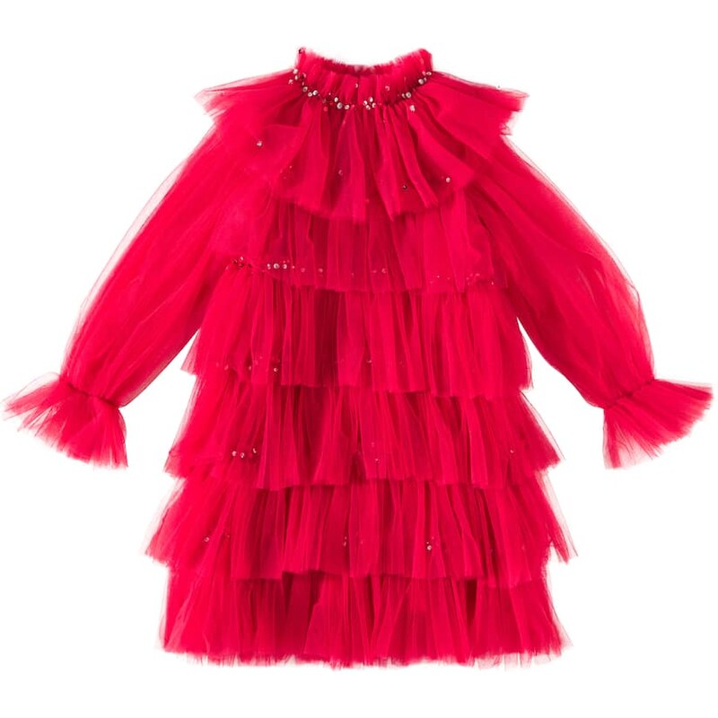 Tutu Du Monde Luminous ruffled tulle dress