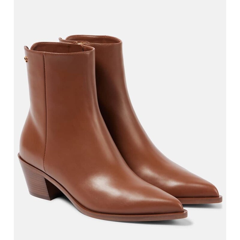 Gianvito Rossi Kinney 45 leather ankle boots