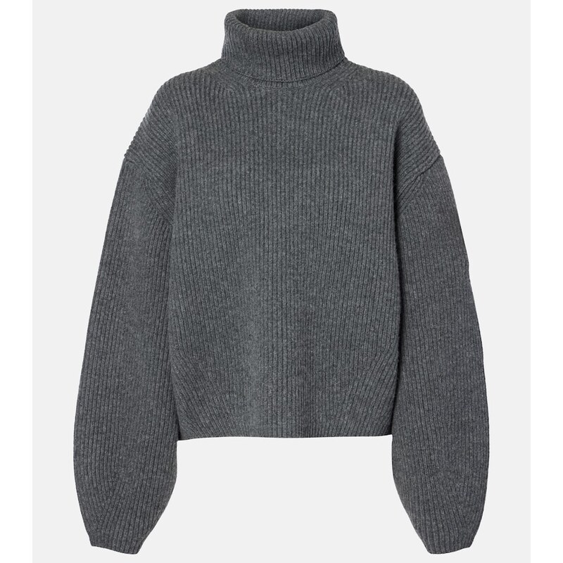 Toteme Ribbed-knit wool-blend turtleneck sweater