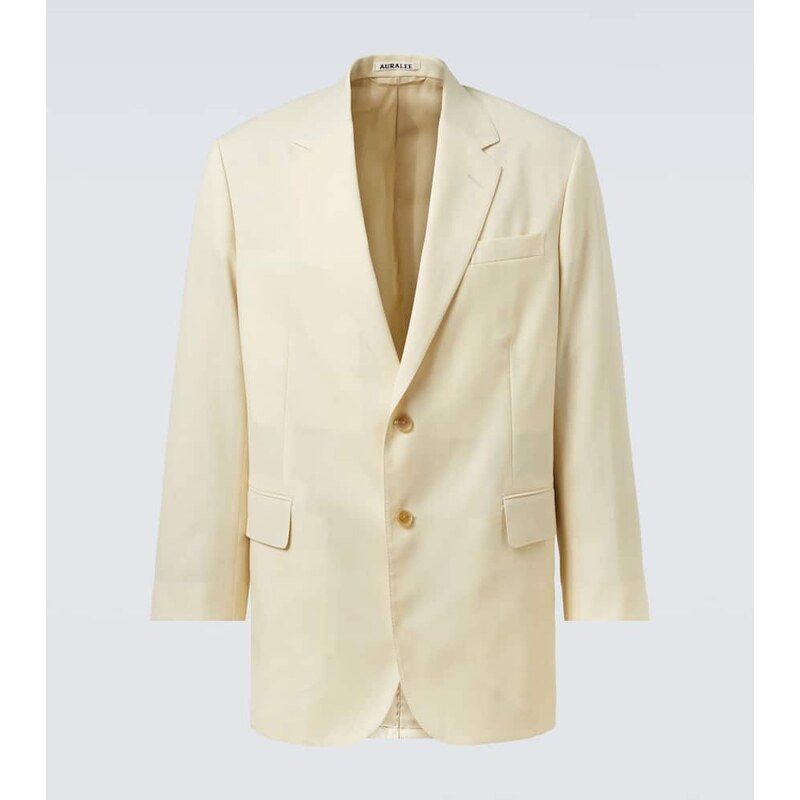 Auralee Wool and mohair blazer