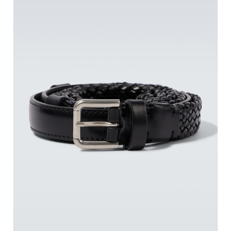 Dolce&Gabbana Braided leather belt