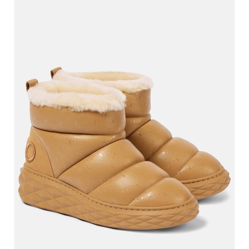 Jimmy Choo Xan leather snow boots