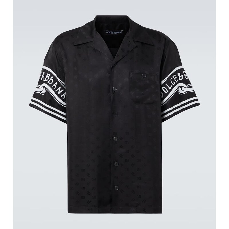 Dolce&Gabbana Printed silk twill shirt