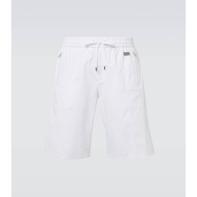 Dolce&Gabbana Cotton gabardine Bermuda shorts