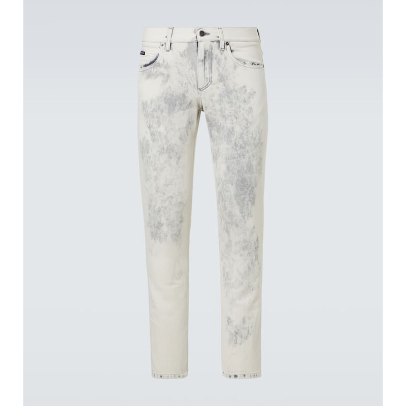 Dolce&Gabbana Printed straight jeans