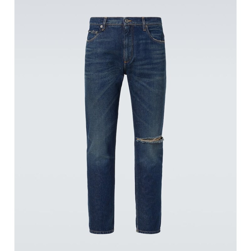 Dolce&Gabbana Distressed slim jeans