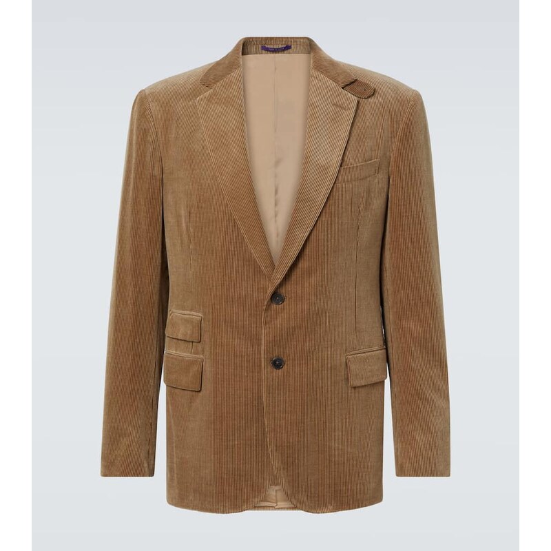 Ralph Lauren Purple Label Kent cotton and cashmere corduroy
