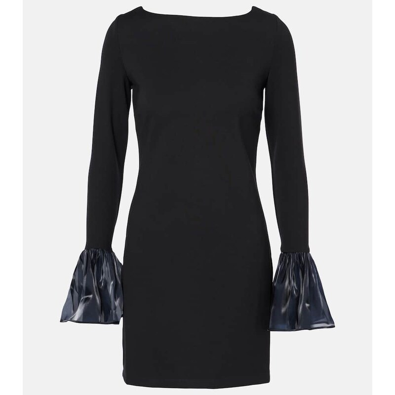 Staud Hawthorne organza-trimmed minidress