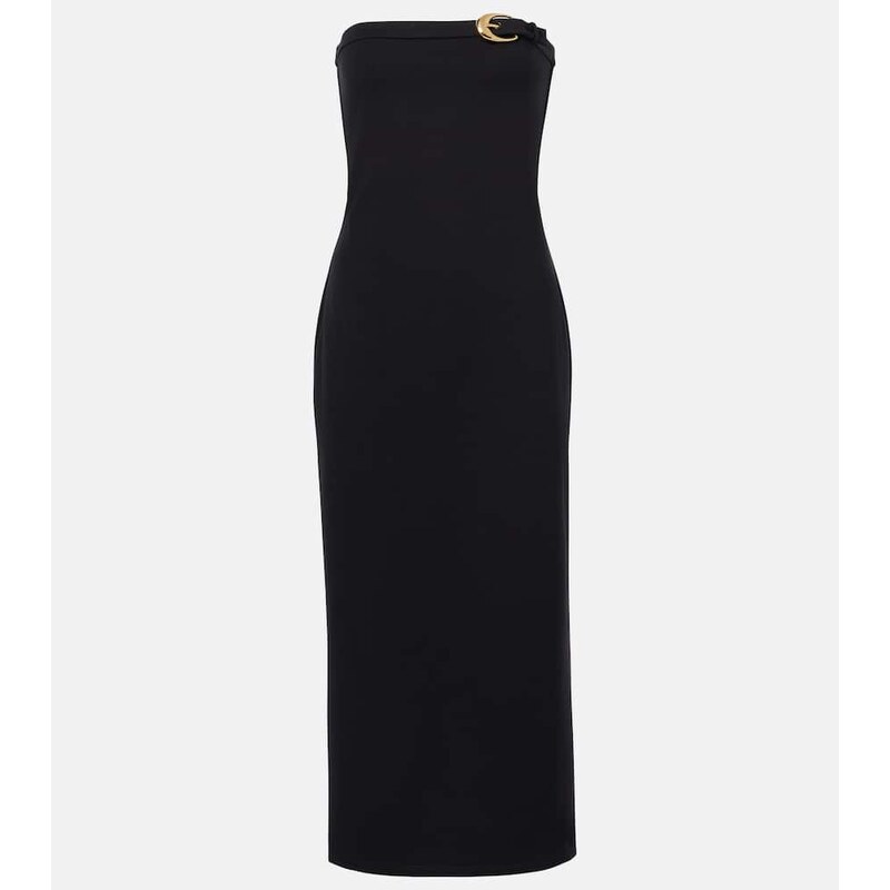 Staud Beekman strapless midi dress