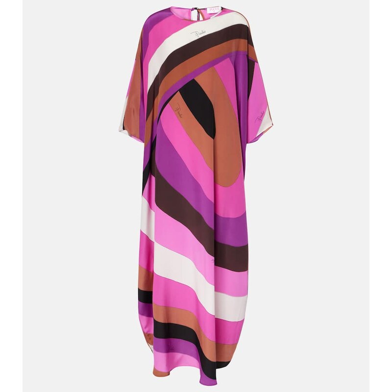 Pucci Iride silk crÃªpe de chine kaftan