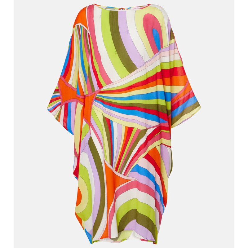 Multibarevný Pucci Iride kaftan z 100% viskózy