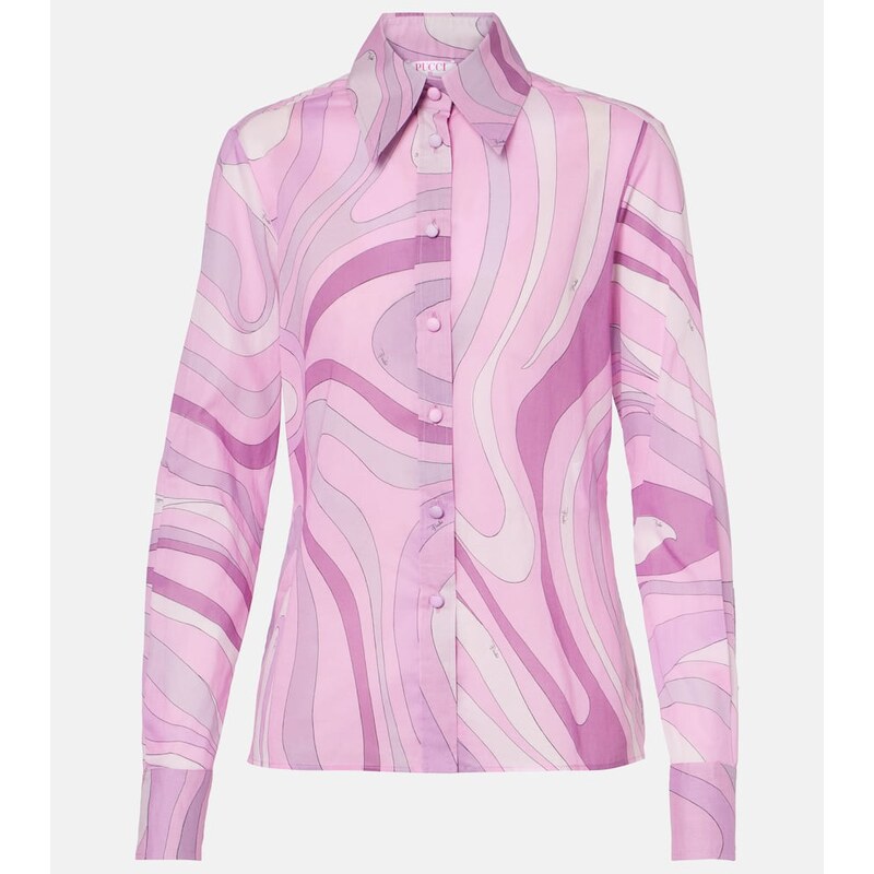 Pucci Orchidee cotton muslin shirt
