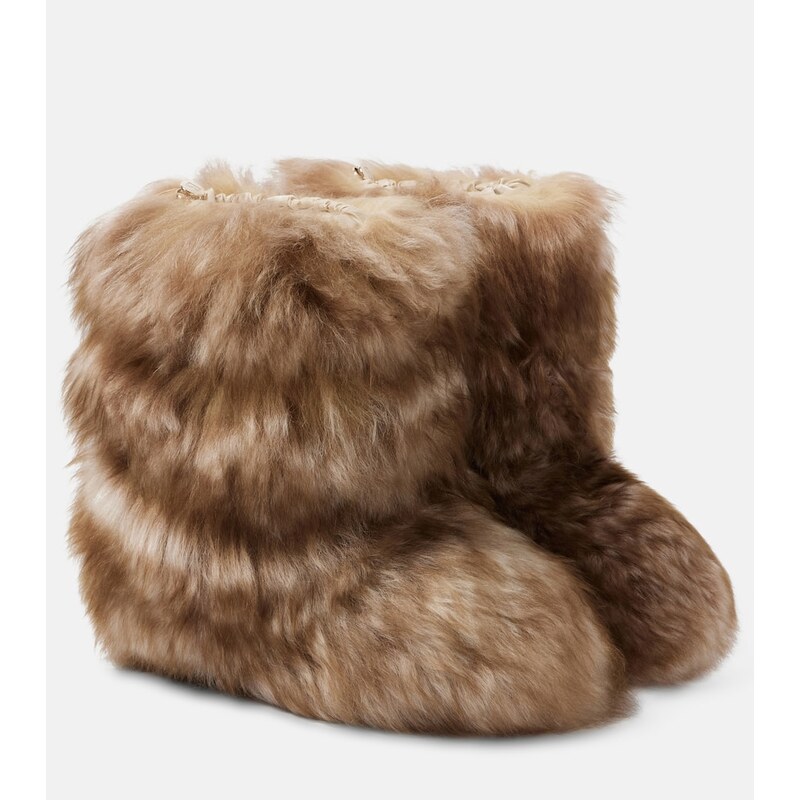 Bogner Les Arcs shearling snow boots