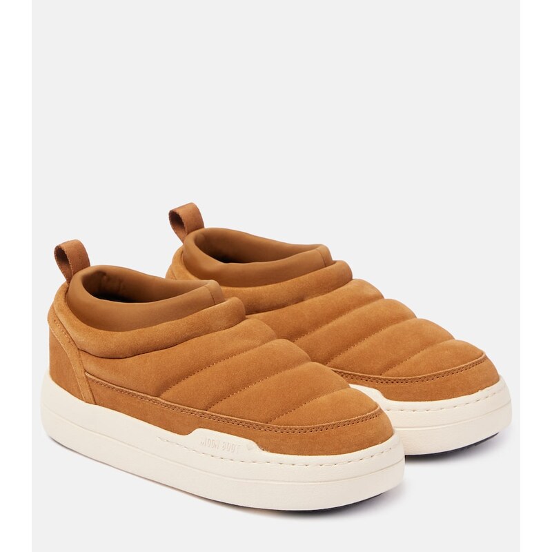 Moon Boot Park Soft suede slip-on shoes