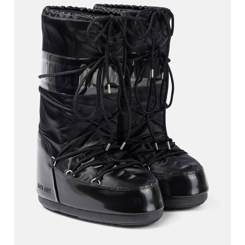 Moon Boot Icon Glance satin snow boots