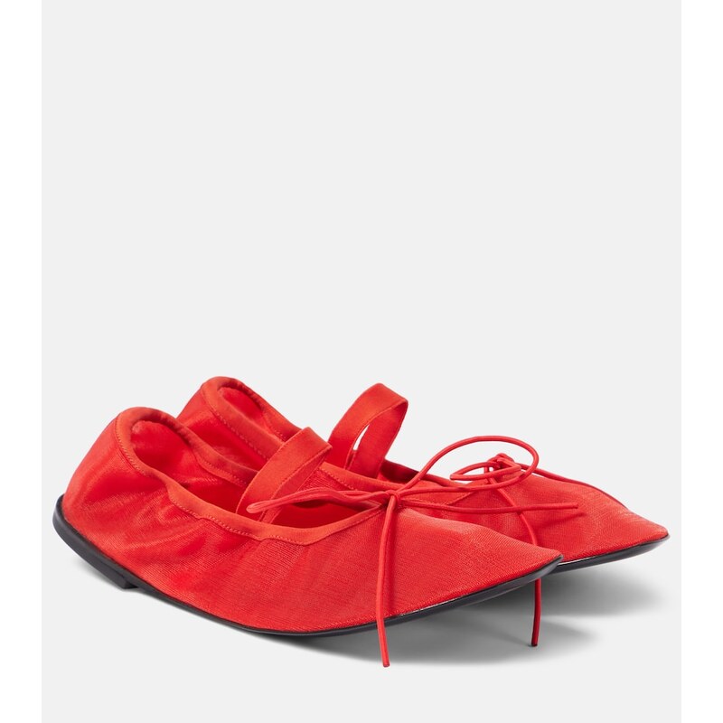 Proenza Schouler Glove mesh Mary Jane flats