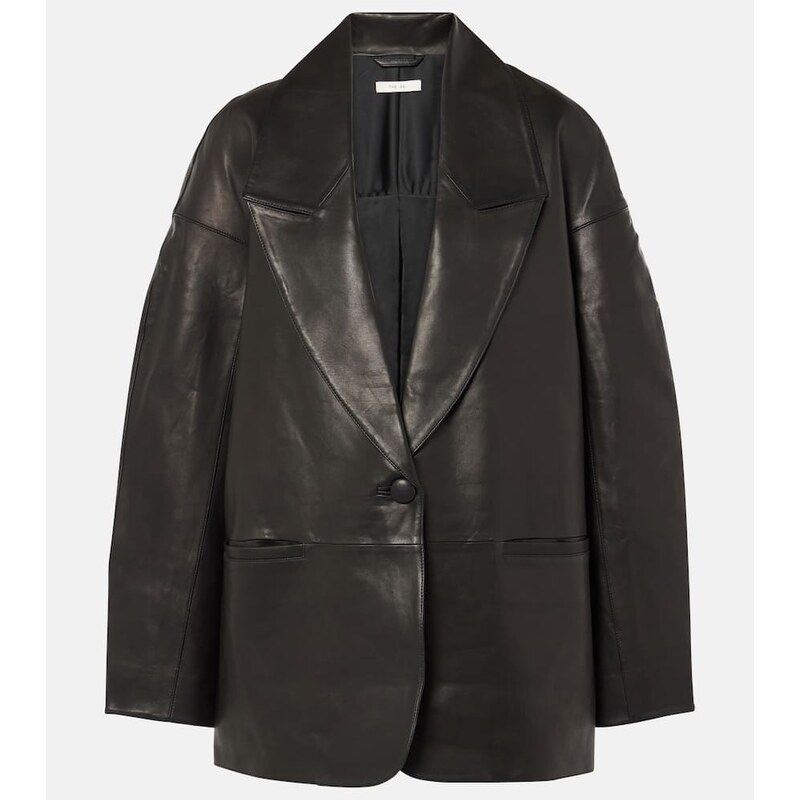 The Sei Slouchy leather blazer