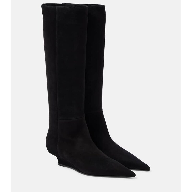 Toteme Sharp 40 suede knee-high boots