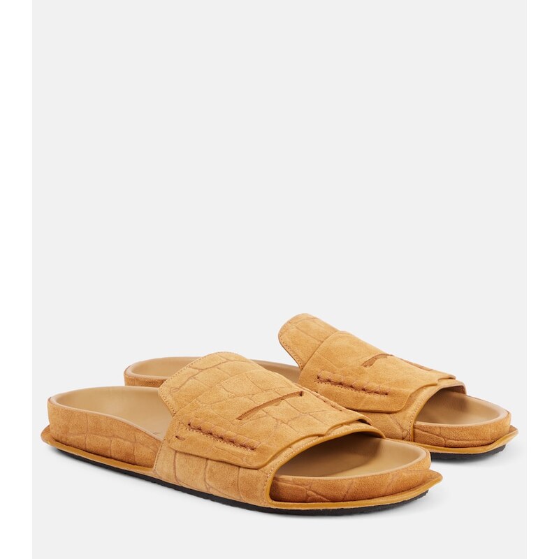 Jacquemus Mocassin suede slides