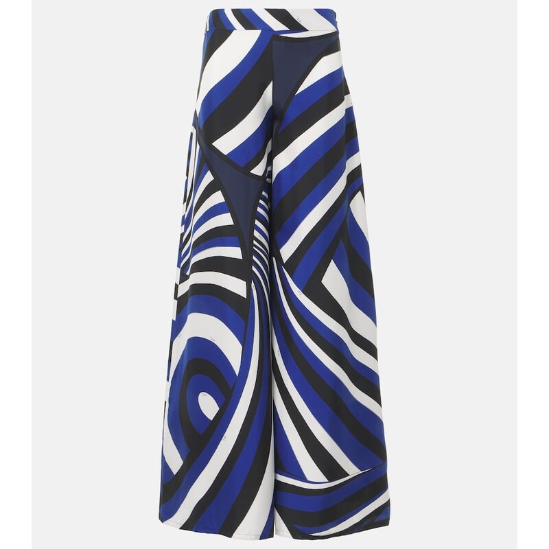 Pucci Iride silk twill palazzo pants