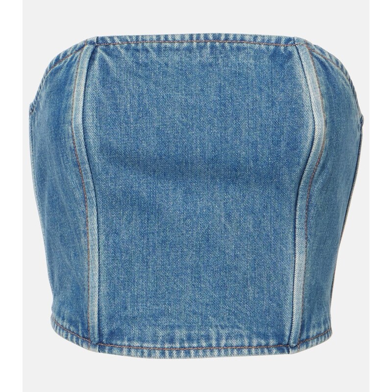 Wardrobe.NYC Denim tube top