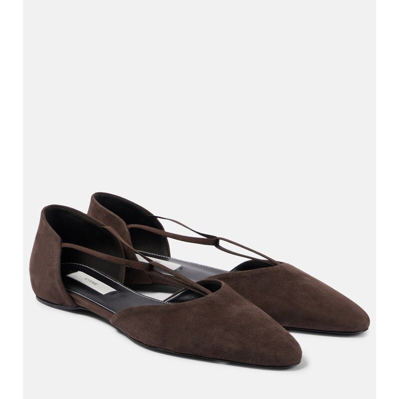 Toteme Suede ballet flats