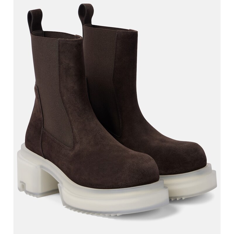 Rick Owens Beatle suede ankle boots