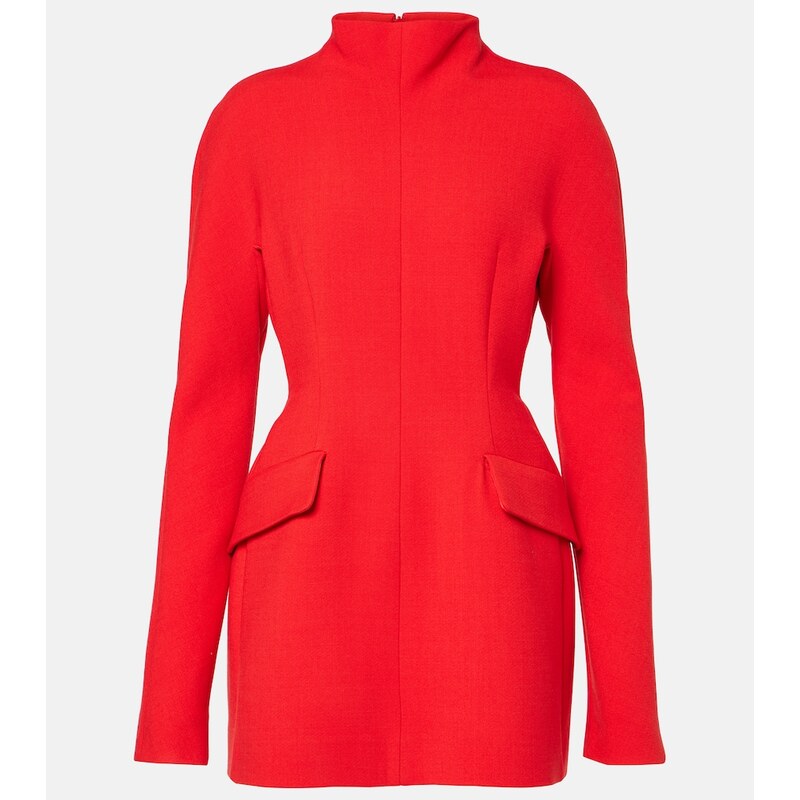 Sportmax Terfrite wool-blend gabardine minidress