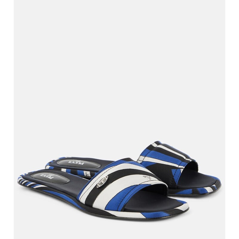 Dámské sloupky Pucci Yummy Iride v modré barvě