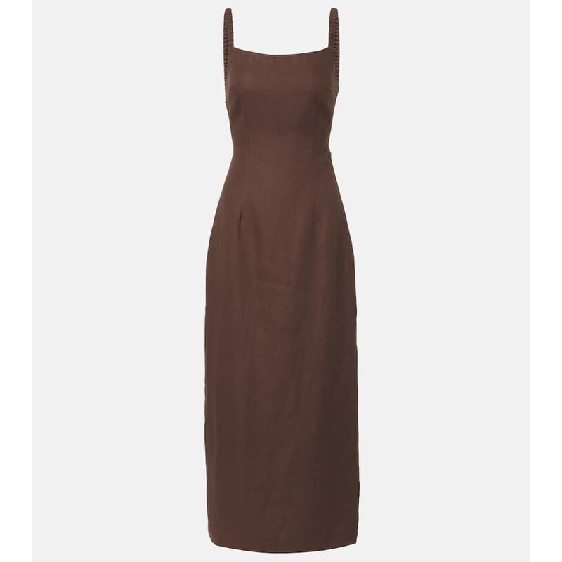 SIR Linen midi dress
