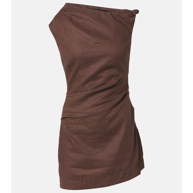 SIR Tamara linen minidress