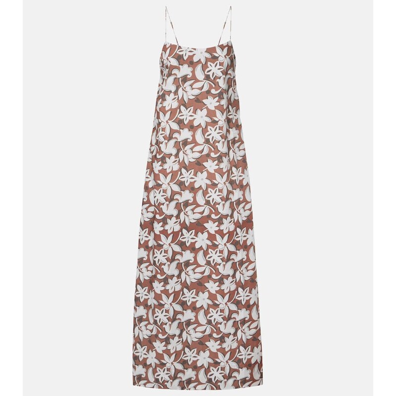 Faithfull Alskar floral cotton maxi dress